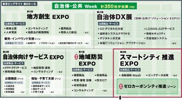 自治体・公共WEEK　フロアーマップ
