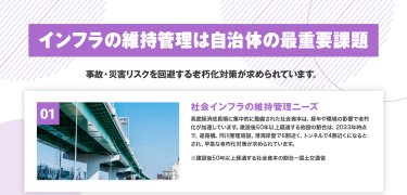 社会インフラの維持管理ニーズ