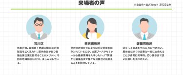 来場者の声