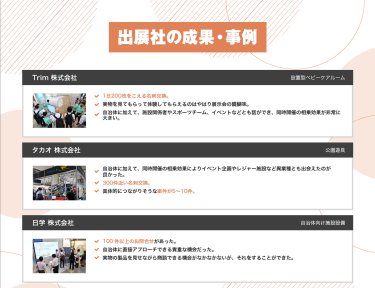 出展社の成果・事例