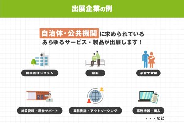 出展企業の例