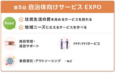 第5回 自治体向け サービスEXPO　point